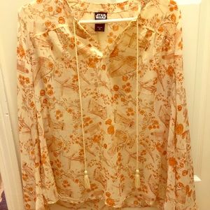 Her Universe Star Wars floral flowy top Medium